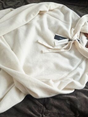 Banana Republic Ivory 100% Cashmere Hoodie (Men's)